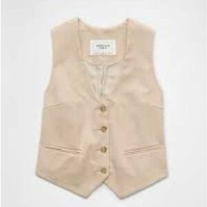 NWT American eagle linen vest